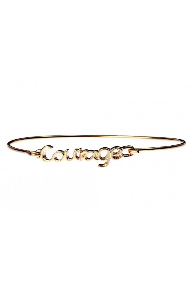 Majique London Courage Empowerment Wire Bracelet