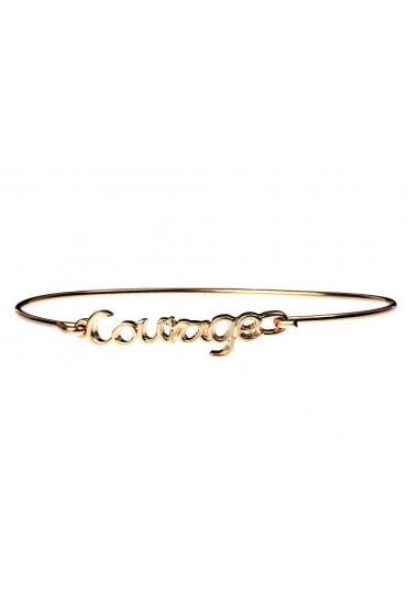 Courage Empowerment Wire Bracelet