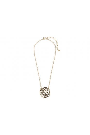 Faith Round Pendant Necklace