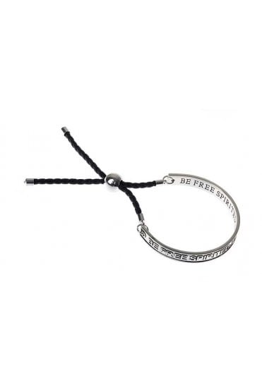 Free Spirit Antique Silver Braided Bracelet
