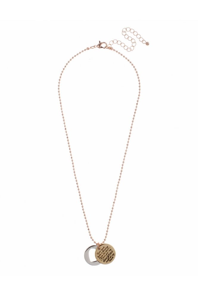 Majique London Heart & Circle Harmony Necklace