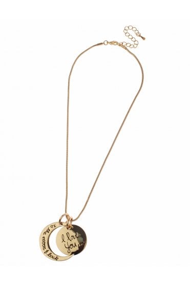 Lunar Love Snake Chain Necklace