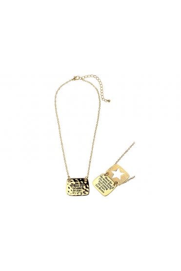 Moon & Stars Locket Necklace