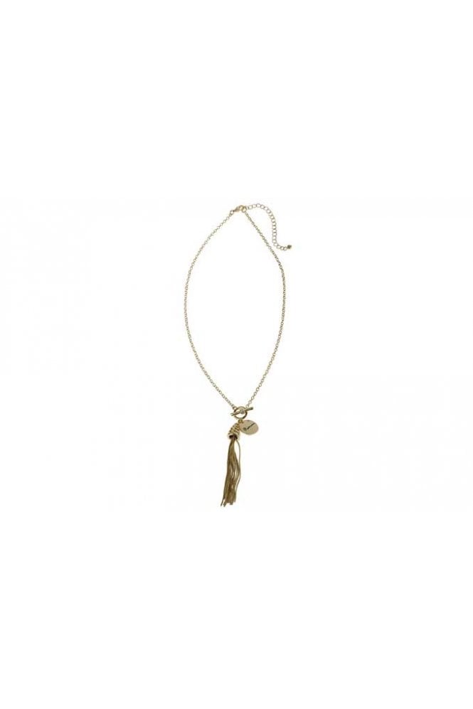 Majique London Romantic Tassel Link Necklace