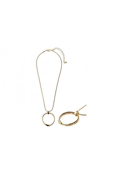 Sisterhood Forever Pendant Snake Necklace