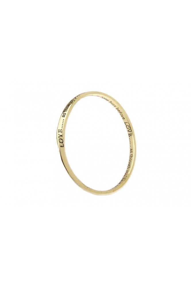 Majique London Unbreakable Love Antique Gold Bangle
