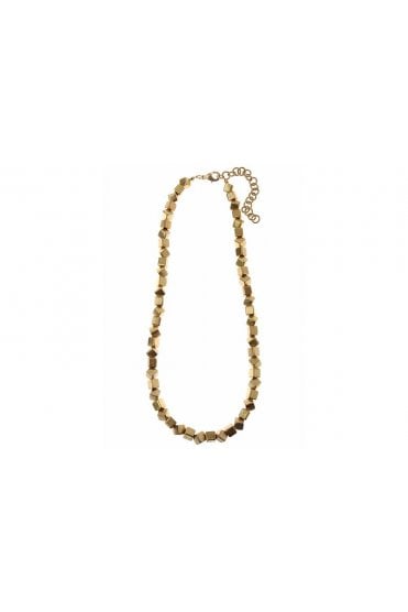 Modern Cube Bead Necklace