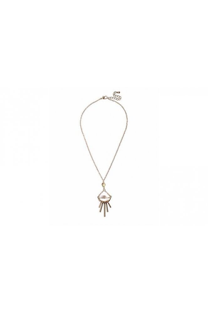 Majique London Modern Line Drop Necklace