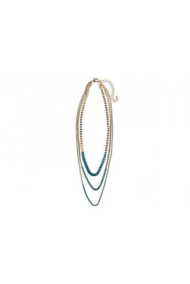 MultiRow Chain Elegance Necklace