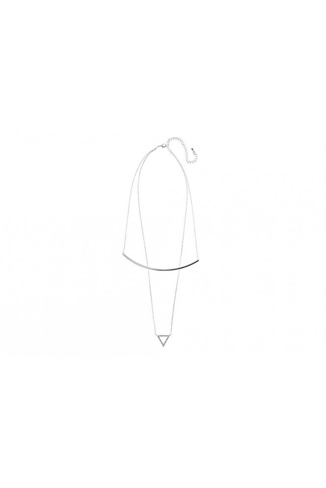 Majique London Nova Triangle Necklace