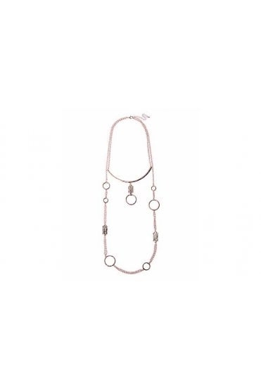 Orbit Flow Layered Necklace