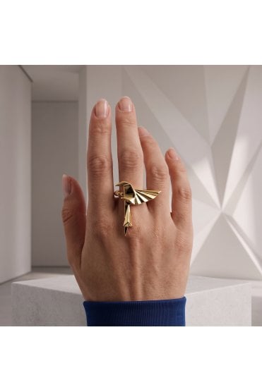 Origami Bird Stretch Ring