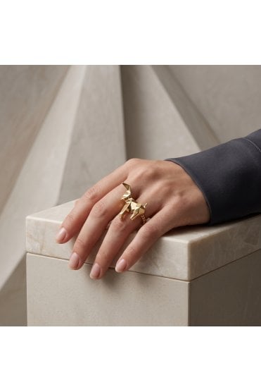 Origami Dog Stretch Ring