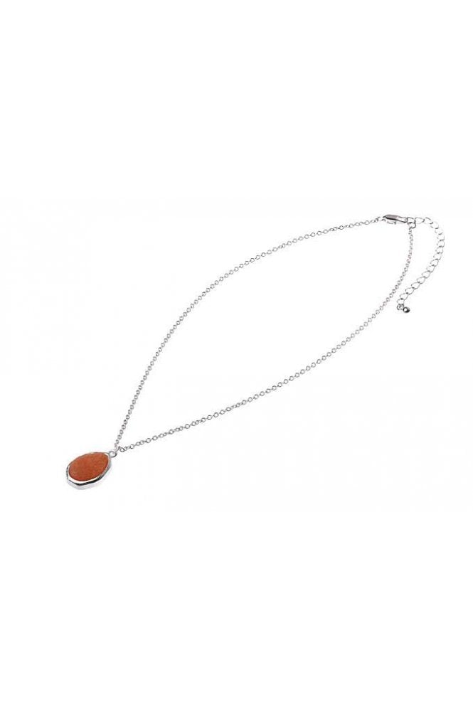 Majique London Peach Luxe Pendant Necklace