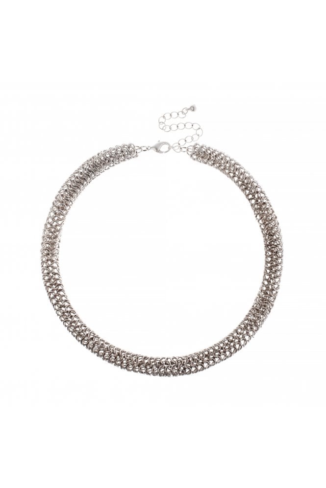 Majique London Radiant Circle Link Necklace