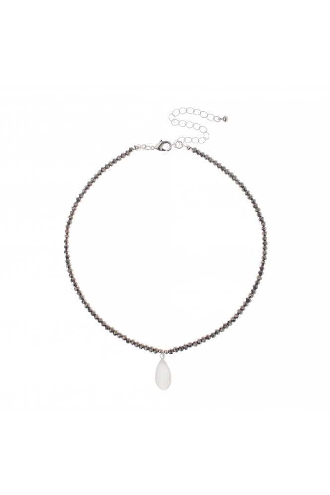 Majique London Radiant Oval Bead Necklace