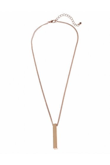 Rectangle Bar Chain Necklace