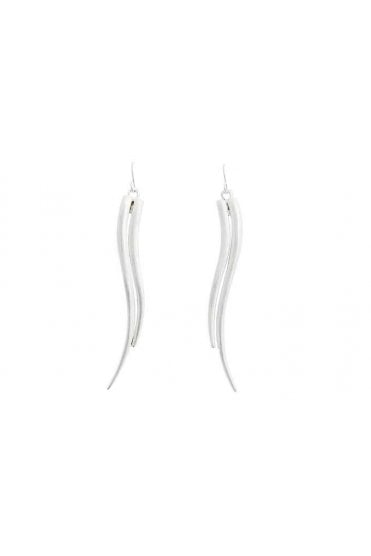 Rhodium Ray Earring