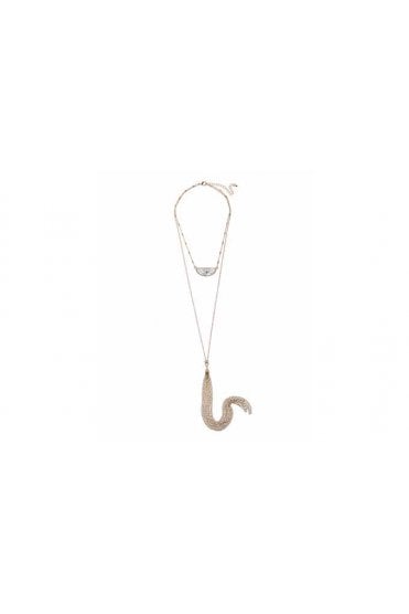 Semicircle Tassel Necklace