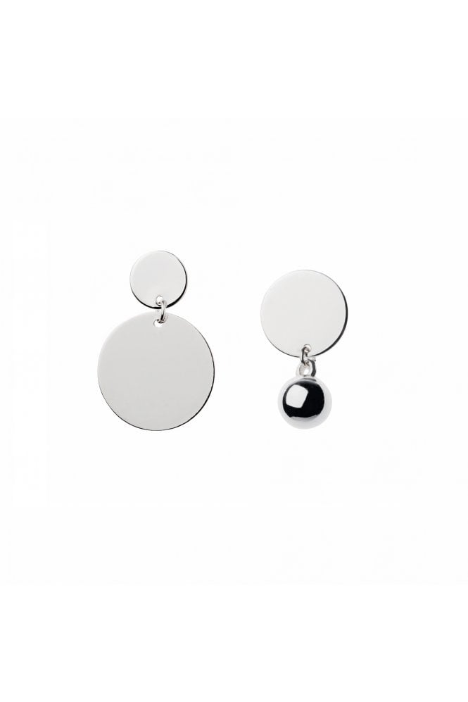 Majique London Shimmer Disc Dangle Earring
