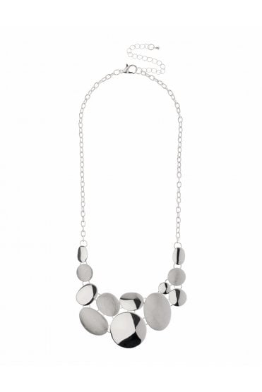 Silver Eclipse Link Necklace