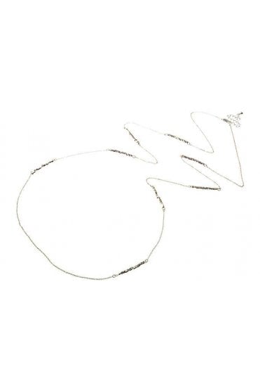 Silver Whisper Long Necklace