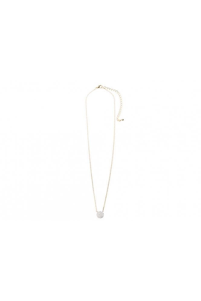 Majique London Sleek Disc Two Tone Necklace