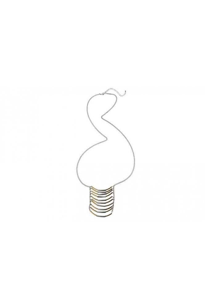 Majique London Sleek Ladder Chain Necklace