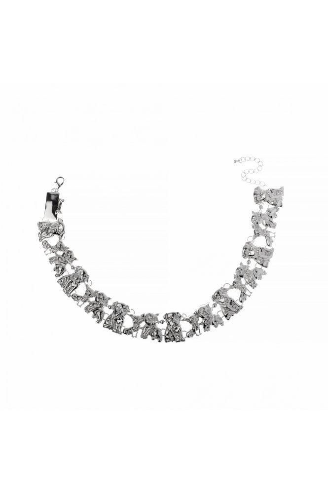 Majique London Sleek Statement Doggie Necklace