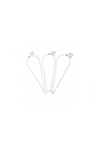 Sleek Trio Shape Necklace