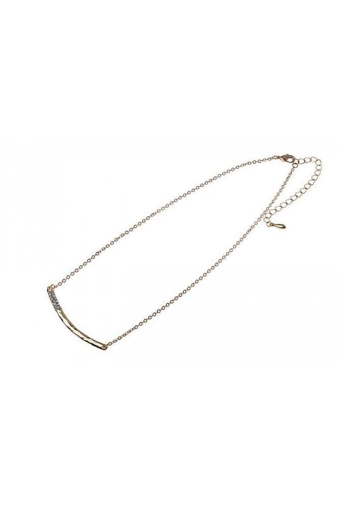 Majique London Sparkling Edge Bar Necklace