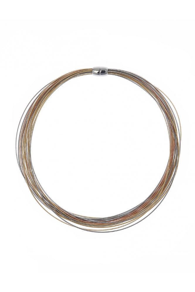 Majique London Spring Fusion Necklace With Magnetic Elegance