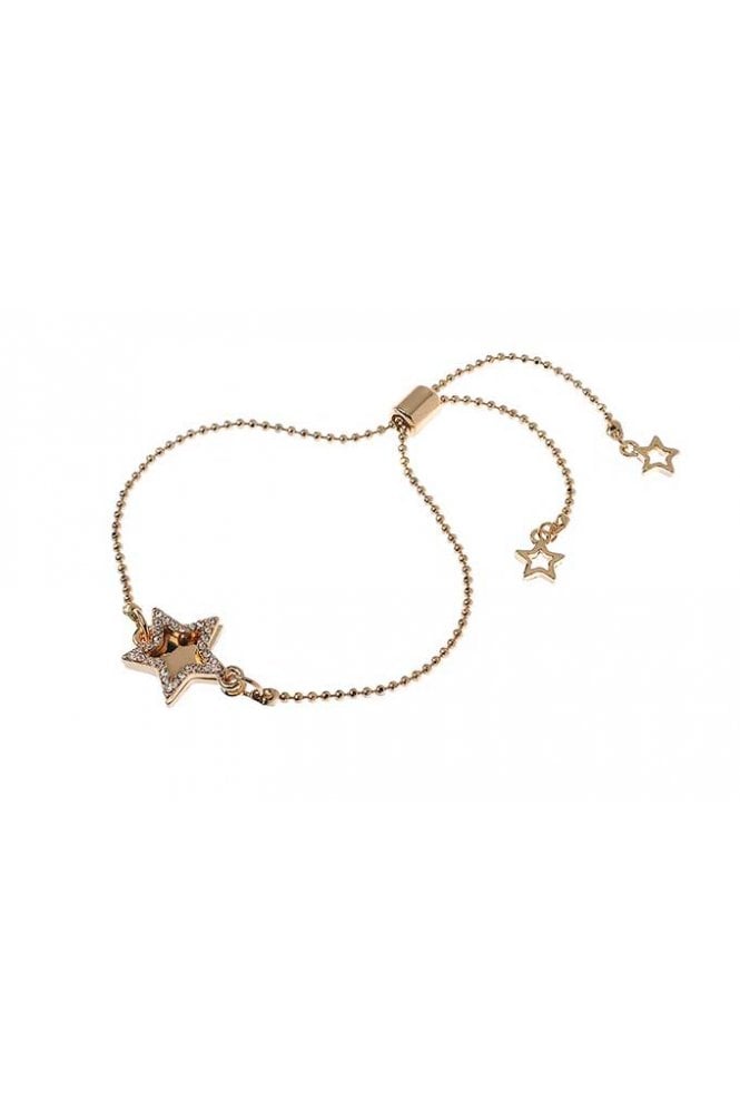 Majique London Starry Crystal Ball Chain Bracelet