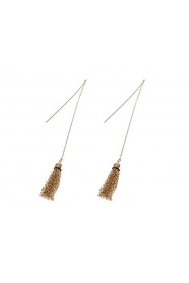 Tassel Drop Pull Through Earring