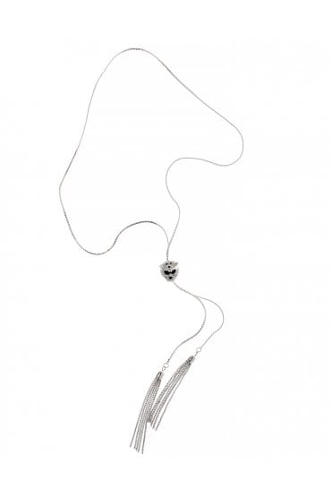 Tassel Luxe Leopard Necklace