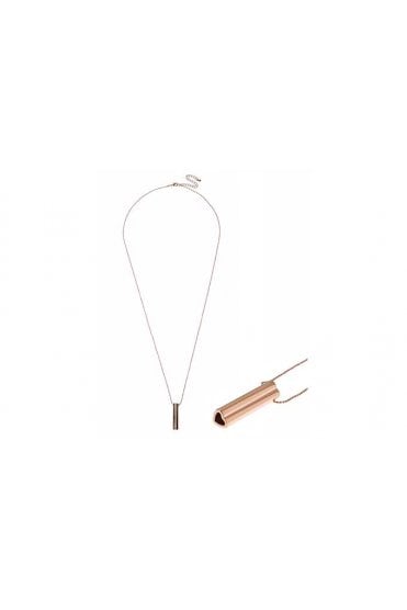 Tubular Love Pendant Necklace