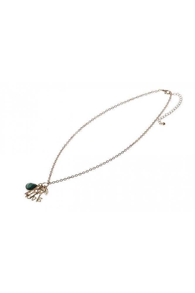 Majique London Turquoise Heartbeat Necklace
