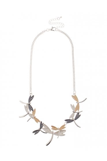 Urban Chic Tritone Dragonfly Chain Necklace
