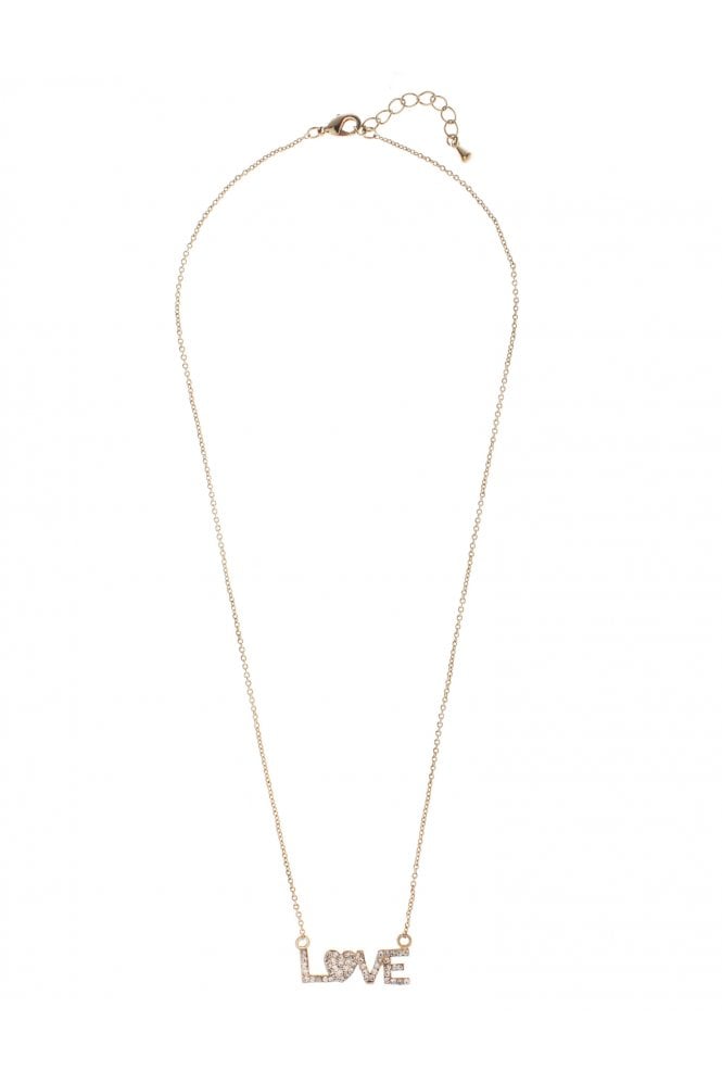 Majique London Crystal Love Vibes Necklace