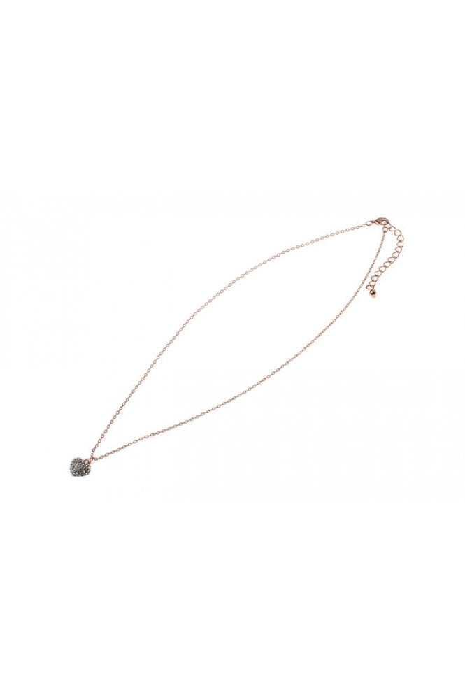 Majique London Crystal Heart Glow Necklace