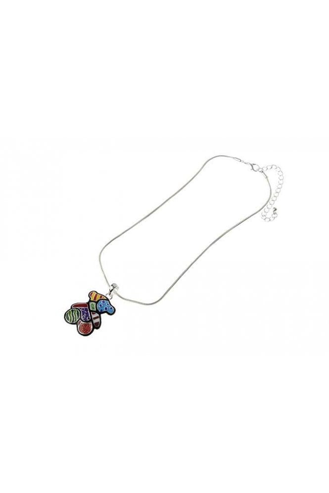 Majique London Vibrant Teddy Pendant Necklace