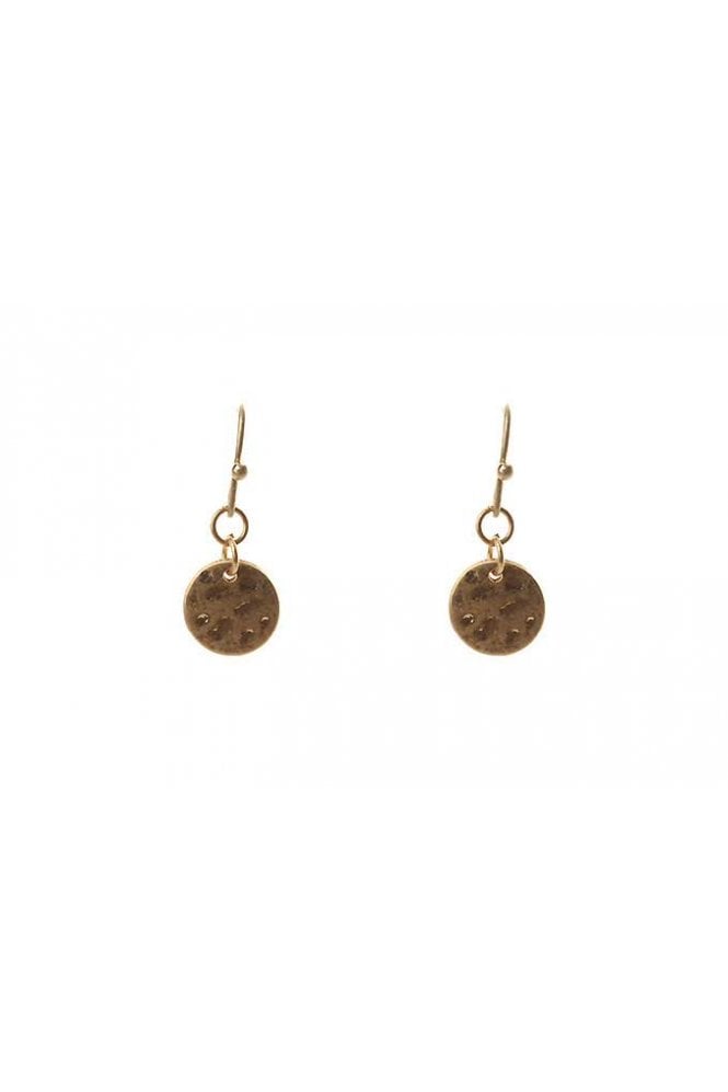 Majique London Vintage Gold Hook Earring