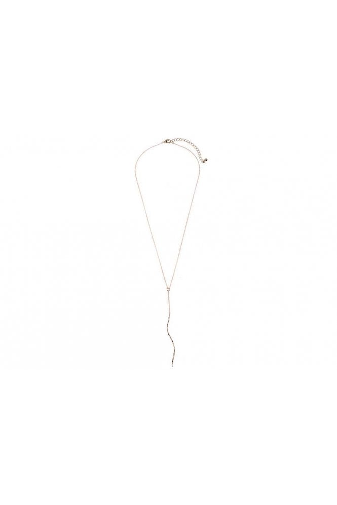 Majique London Wave Line Pendant Necklace